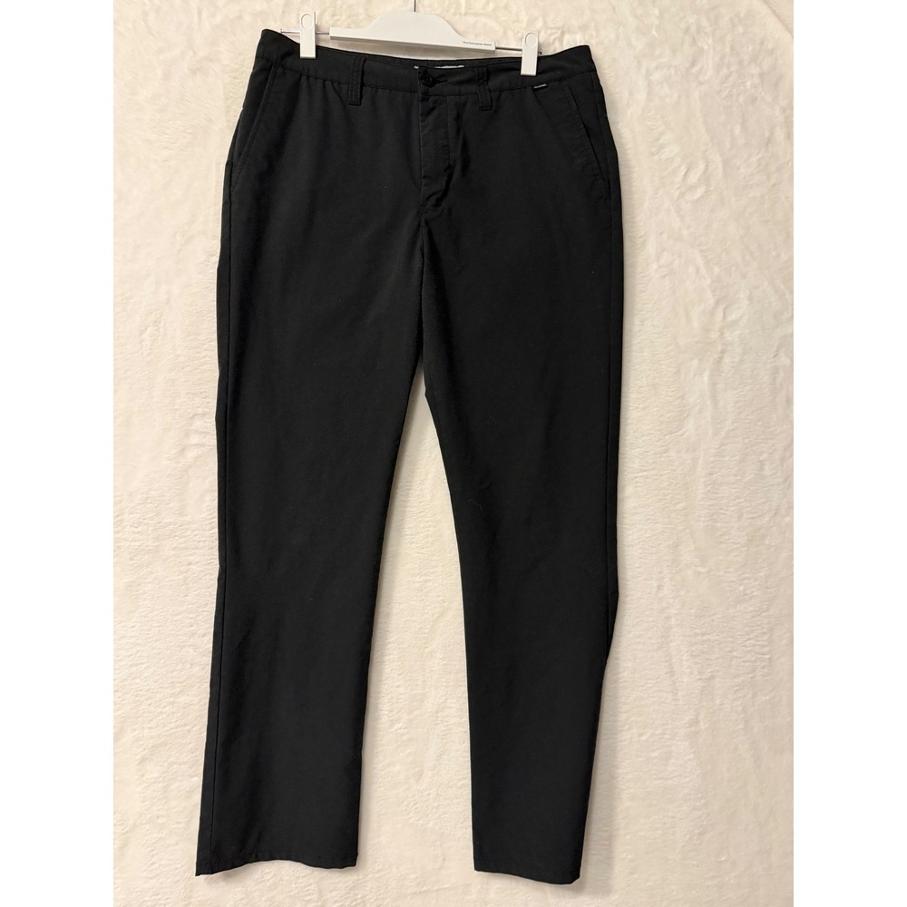 TravisMathew Mens Black Performance Golf Pants‎ Size 34 Stretch Trousers